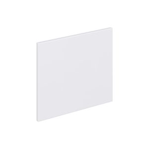 Lily Bright White  Slab 18 x 15 x 0.75 in. Drawer Front