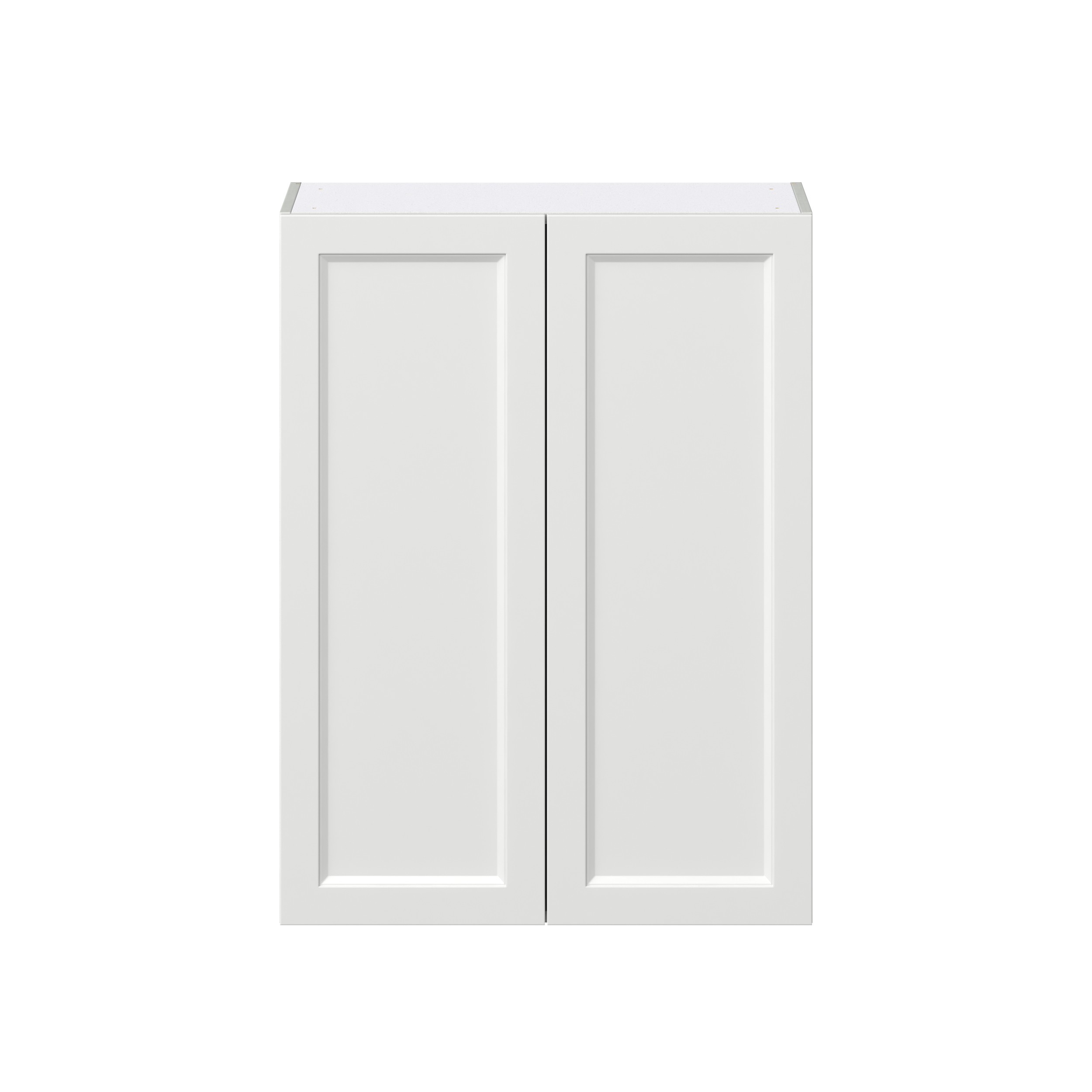 Magnolia Painted Bright White Recessed Assembled Wall Cabinet with 2 Full High Doors (30 in. W x 40 in. H x 14 in. D)