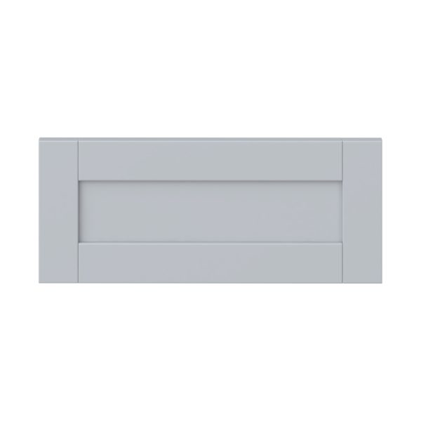 Sea Holly Light Gray  Shaker 24 x 10 x 0.75 in. Drawer Front