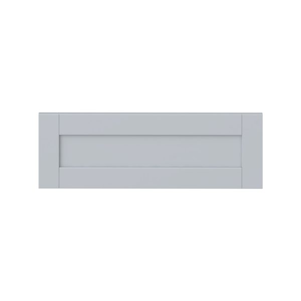 Sea Holly Light Gray  Shaker 30 x 10 x 0.75 in. Drawer Front