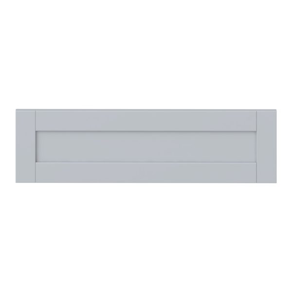 Sea Holly Light Gray  Shaker 36 x 10 x 0.75 in. Drawer Front