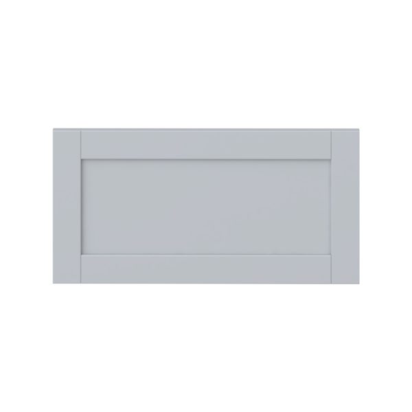 Sea Holly Light Gray  Shaker 30 x 15 x 0.75 in. Drawer Front