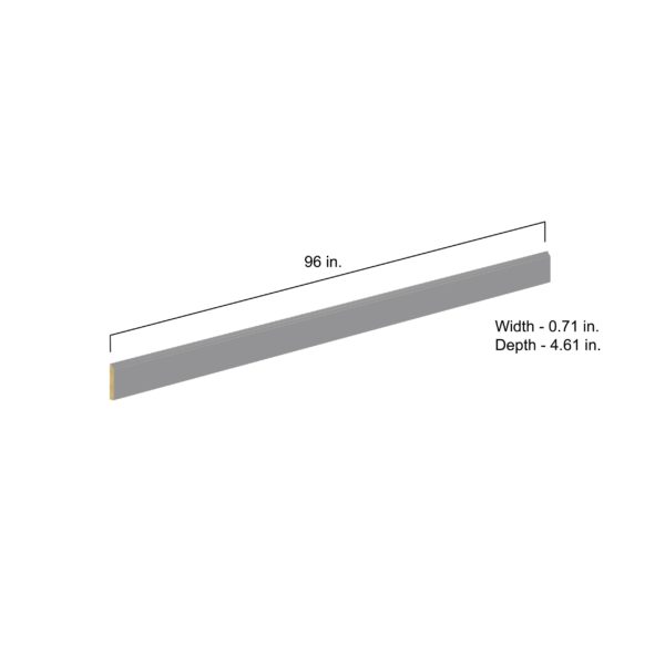 Willow Painted Furniture Base moulding 0.75 in. W x 96 in. D x 4.75 in. H