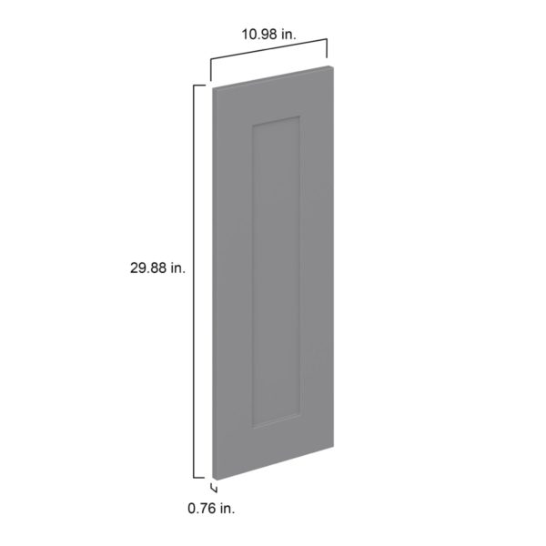 Willow Painted Slate Gray  Shaker 11 x 30 x 0.75 in. Door