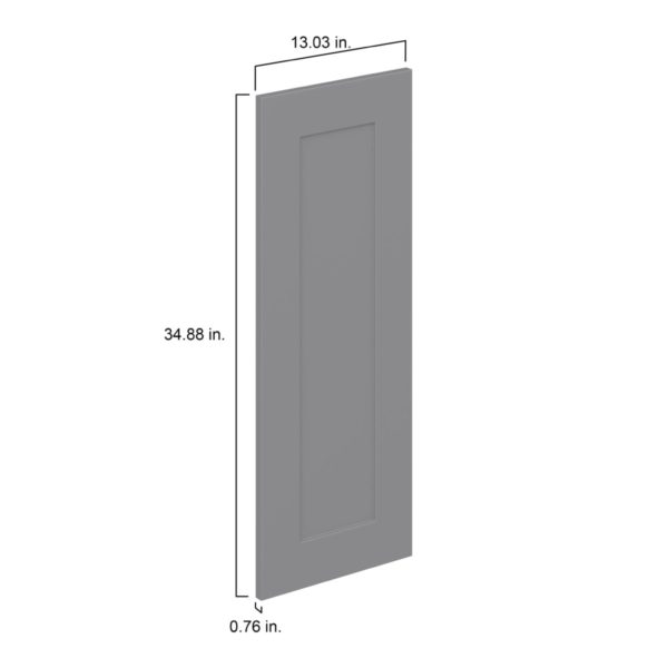 Willow Painted Slate Gray  Shaker 13 x 35 x 0.75 in. Door