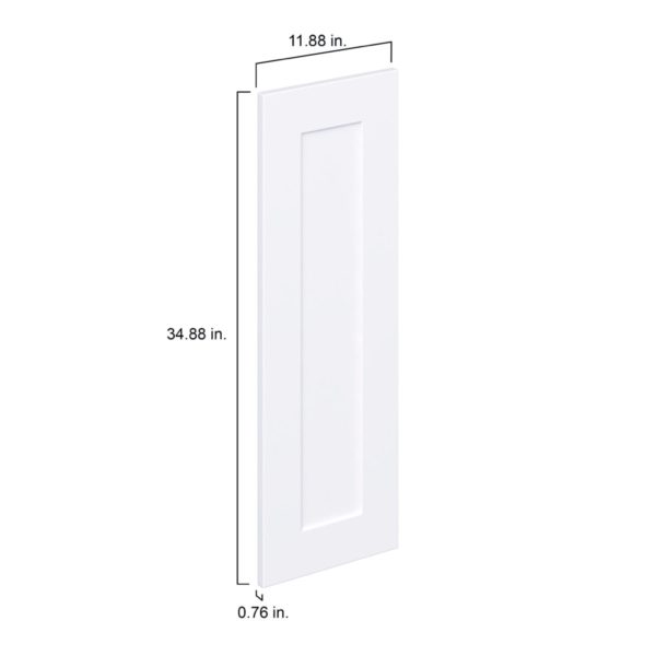 Jasmine Painted Warm White  Shaker 12 x 35 x 0.75 in. Door