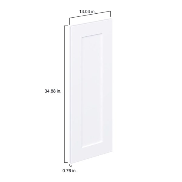 Jasmine Painted Warm White  Shaker 13 x 35 x 0.75 in. Door