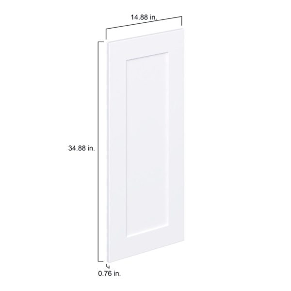 Jasmine Painted Warm White  Shaker 15 x 35 x 0.75 in. Door