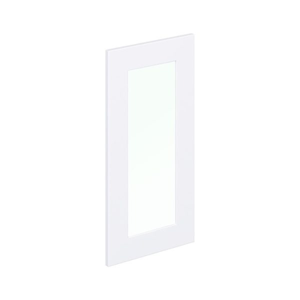 Jasmine Painted Warm White 15x30x0.75 in. Glass Door