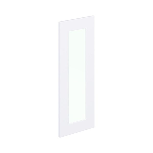 Jasmine Painted Warm White 13x35x0.75 in. Glass Door