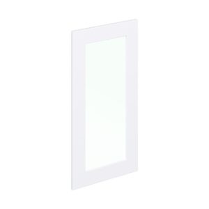 Jasmine Painted Warm White 18x35x0.75 in. Glass Door