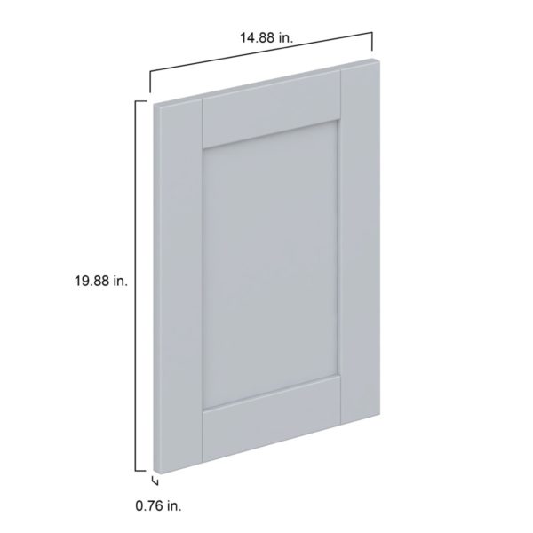 Sea Holly Light Gray  Shaker 15 x 20 x 0.75 in. Door