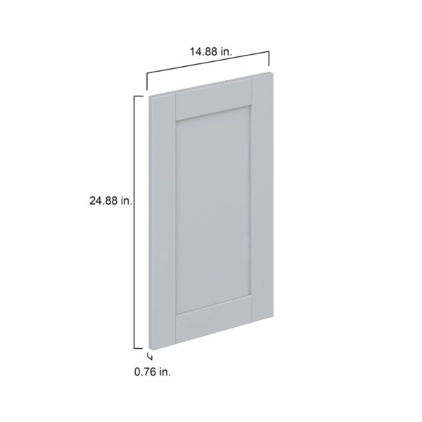 Sea Holly Light Gray  Shaker 15 x 25 x 0.75 in. Door