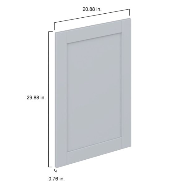 Sea Holly Light Gray  Shaker 21 x 30 x 0.75 in. Door