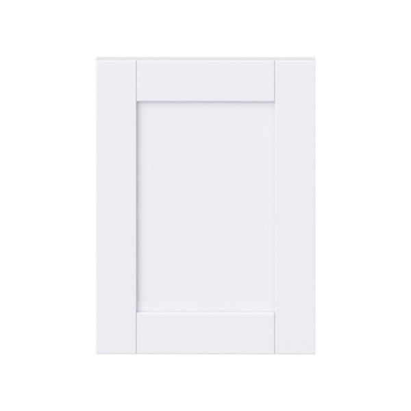 Dahlia Bright White  Shaker 15 x 20 x 0.75 in. Door