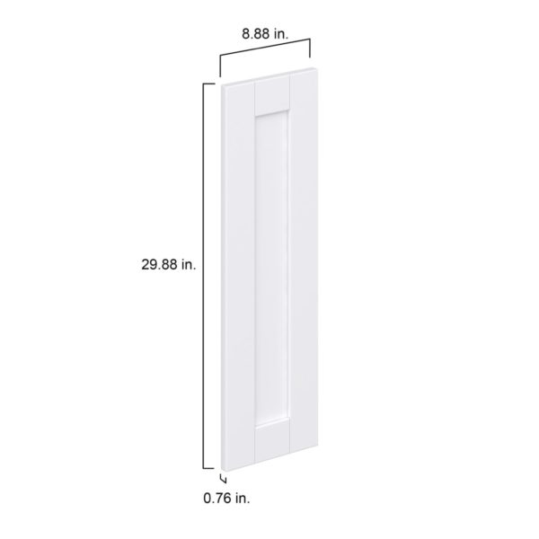 Dahlia Bright White  Shaker 9 x 30 x 0.75 in. Door