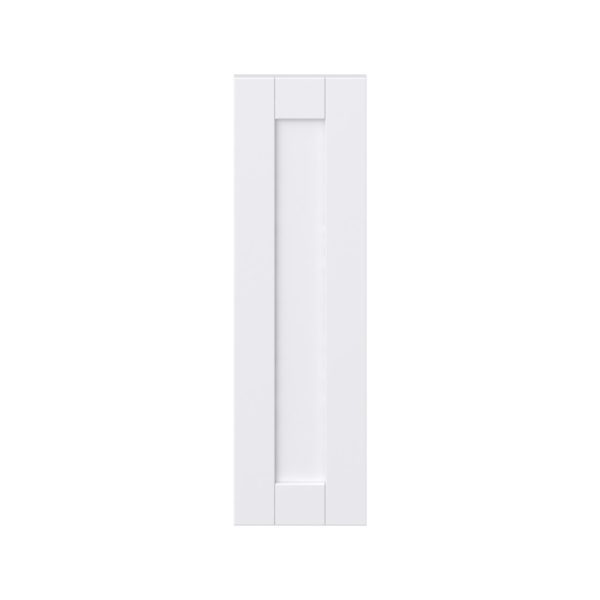 Dahlia Bright White  Shaker 9 x 30 x 0.75 in. Door