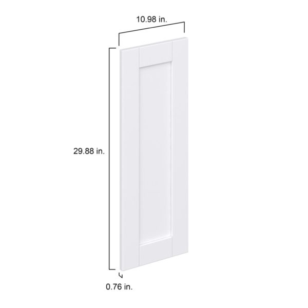 Dahlia Bright White  Shaker 11 x 30 x 0.75 in. Door