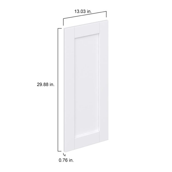 Dahlia Bright White  Shaker 13 x 30 x 0.75 in. Door