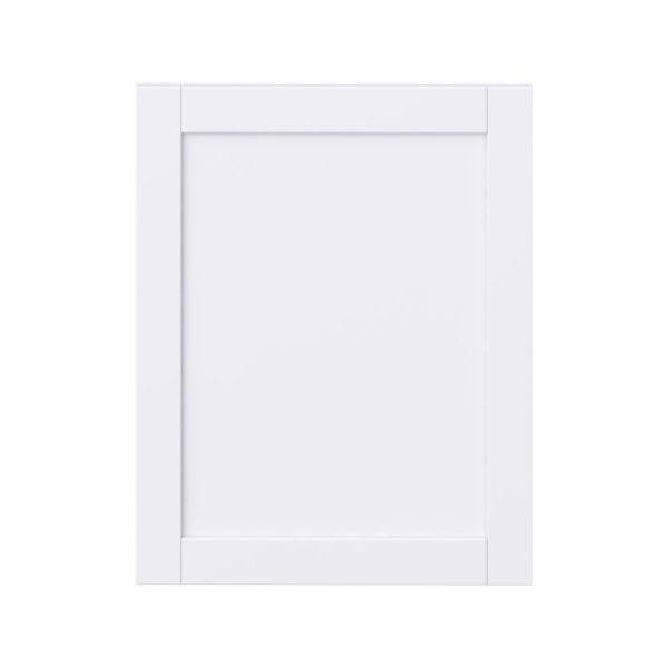 Dahlia Bright White  Shaker 24 x 30 x 0.75 in. Door