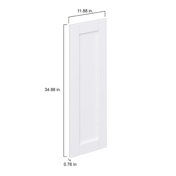 Dahlia Bright White  Shaker 12 x 35 x 0.75 in. Door