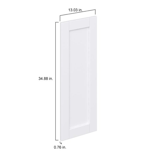 Dahlia Bright White  Shaker 13 x 35 x 0.75 in. Door