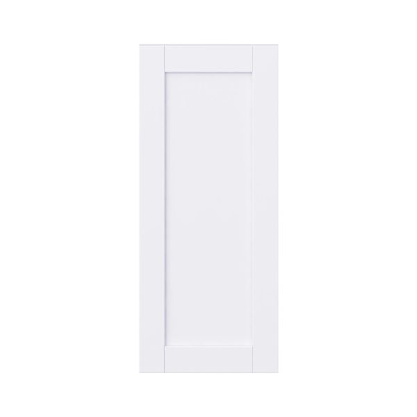 Dahlia Bright White  Shaker 15 x 35 x 0.75 in. Door