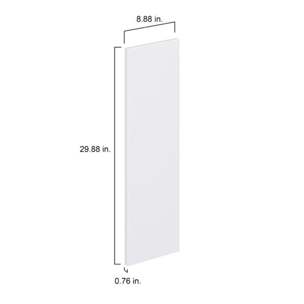 Lily Bright White  Slab 9 x 30 x 0.75 in. Door