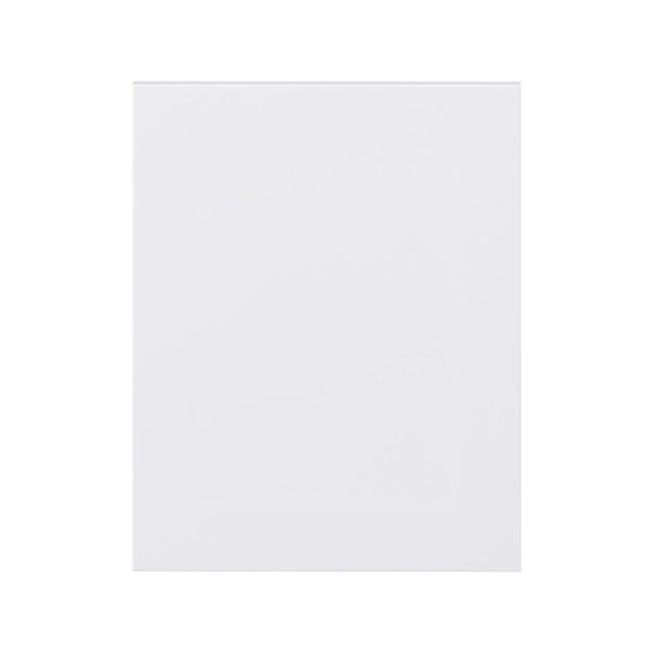 Lily Bright White  Slab 24 x 30 x 0.75 in. Door