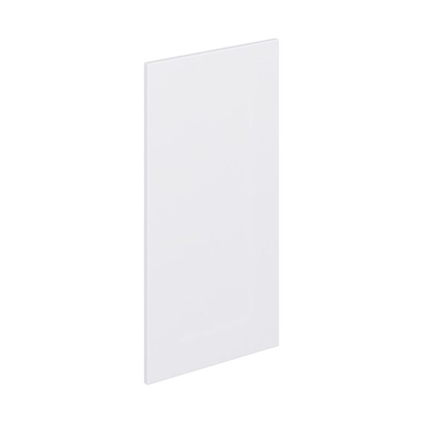 Lily Bright White  Slab 18 x 35 x 0.75 in. Door