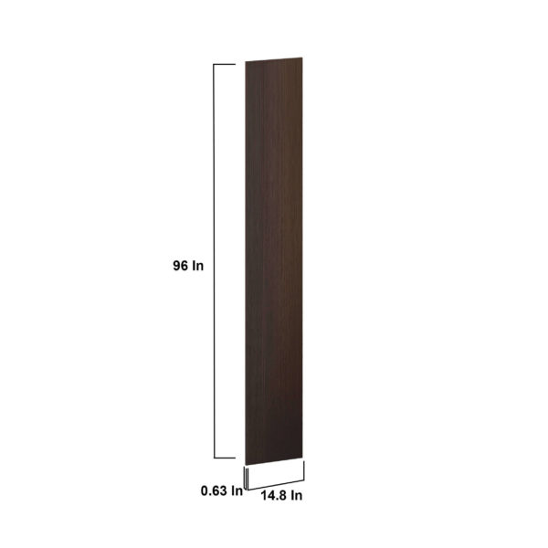 Summerina Chestnut Solid Wood 14 in. W x 96 in. H x 0.63 in. D Tall End Panel