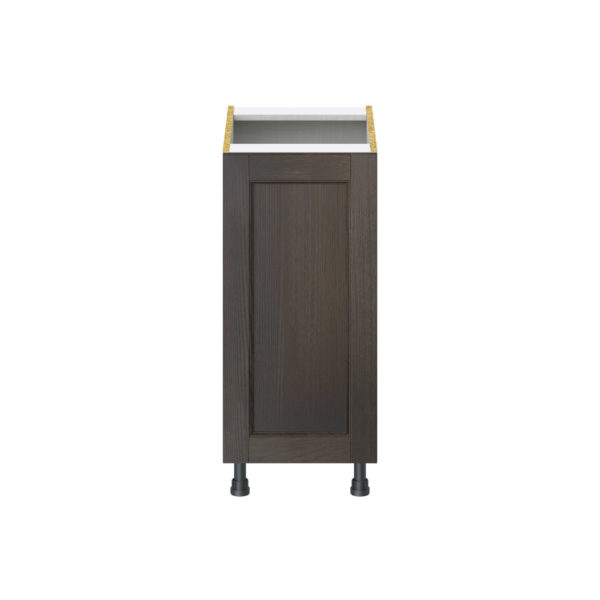 Summerina Chestnut Solid Wood Recessed Assembled Base Cabinet with a Full High Door (15 in. W x 34.5 in. H x 24 in. D)