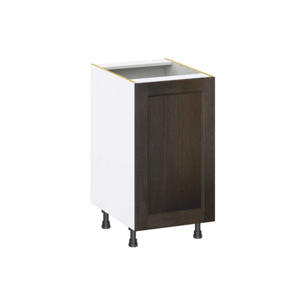 Summerina Chestnut Solid Wood Recessed Assembled Base Cabinet with a Full High Door and 3 Inner Drawers (18 in. W x 34.5 in. H x 24 in. D)