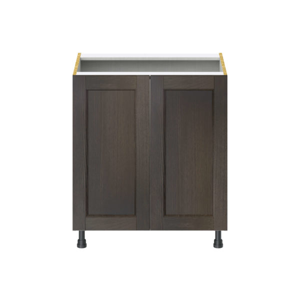 Summerina Chestnut Solid Wood Recessed Assembled Sink Base Cabinet with 2 Full High Doors (30 in. W x 34.5 in. H x 24 in.D)