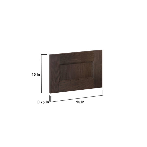 Summerina Chestnut Solid Wood Recessed 15 x 10 x 0.75 in. Door