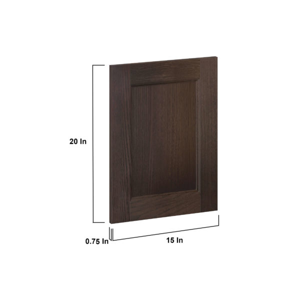 Summerina Chestnut Solid Wood Recessed 15 x 20 x 0.75 in. Door