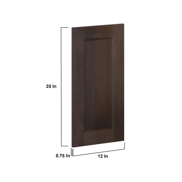 Summerina Chestnut Solid Wood Recessed 12 x 25 x 0.75 in. Door