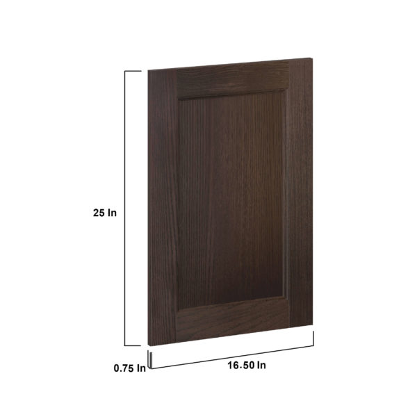 Summerina Chestnut Solid Wood Recessed 16.5 x 25 x 0.75 in. Door