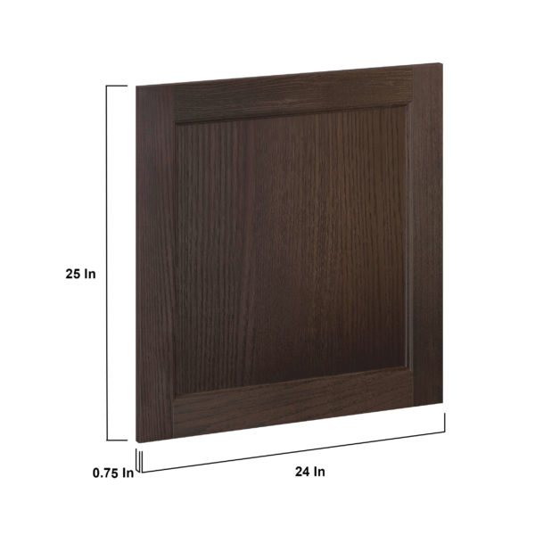 Summerina Chestnut Solid Wood Recessed 24 x 25 x 0.75 in. Door