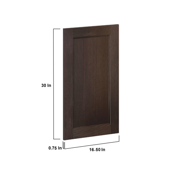 Summerina Chestnut Solid Wood Recessed 16.5 x 30 x 0.75 in. Door