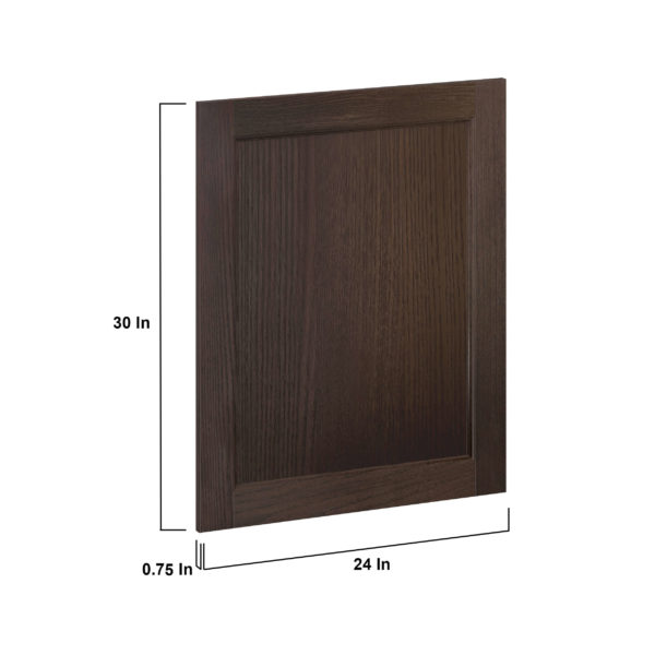 Summerina Chestnut Solid Wood Recessed 24 x 30 x 0.75 in. Door