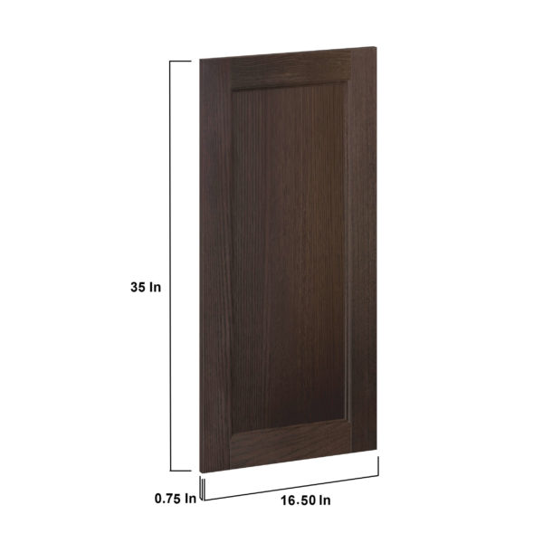 Summerina Chestnut Solid Wood Recessed 16.5 x 35 x 0.75 in. Door