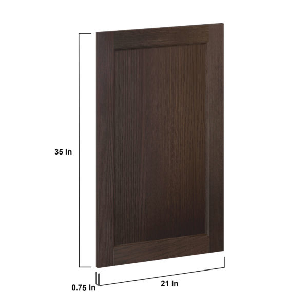 Summerina Chestnut Solid Wood Recessed 21 x 35 x 0.75 in. Door