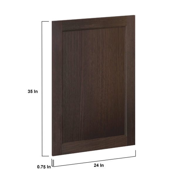 Summerina Chestnut Solid Wood Recessed 24 x 35 x 0.75 in. Door