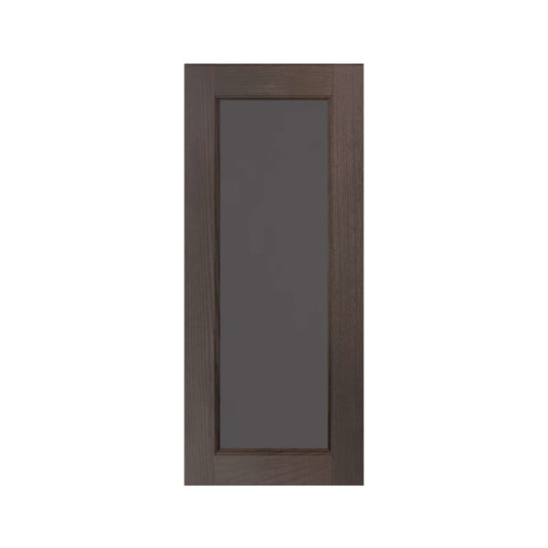 Summerina Chestnut Solid Wood 15x35x0.75 in. Glass Door