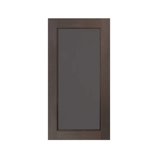 Summerina Chestnut Solid Wood 18x35x0.75 in. Glass Door