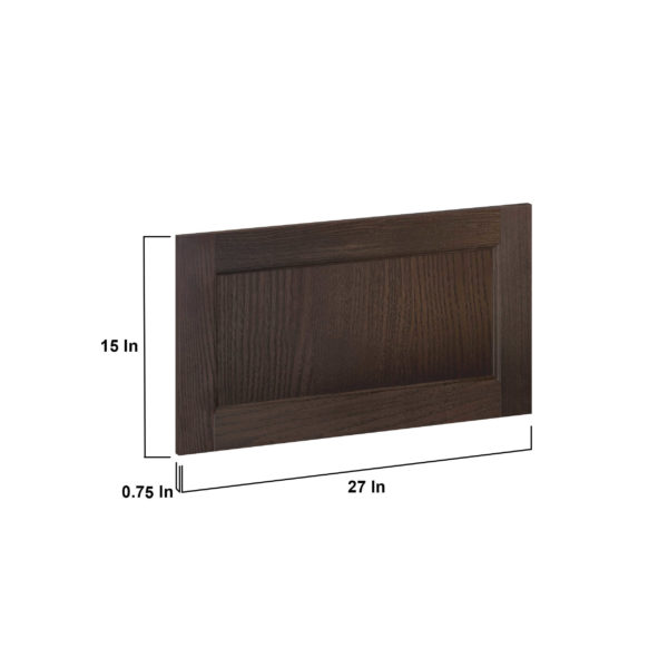 Summerina Chestnut Solid Wood Recessed 27 x 15 x 0.75 in. Drawer Front