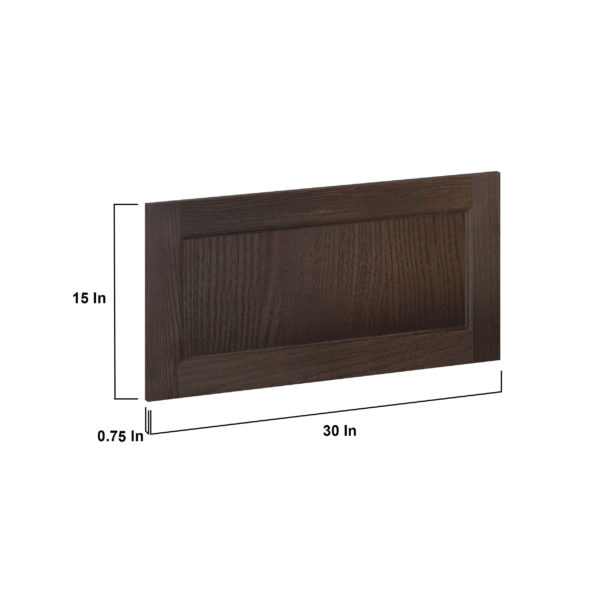 Summerina Chestnut Solid Wood Recessed 30 x 15 x 0.75 in. Drawer Front