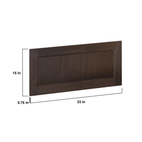 Summerina Chestnut Solid Wood Recessed 33 x 15 x 0.75 in. Drawer Front