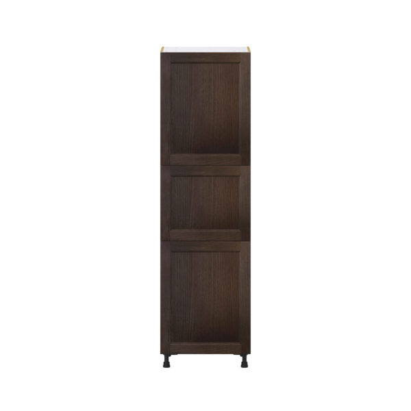 Summerina Chestnut Solid Wood Recessed Assembled Pantry  Cabinet with 4 Shelves (24 in. W x 84.5 in. H x 24 in. D)